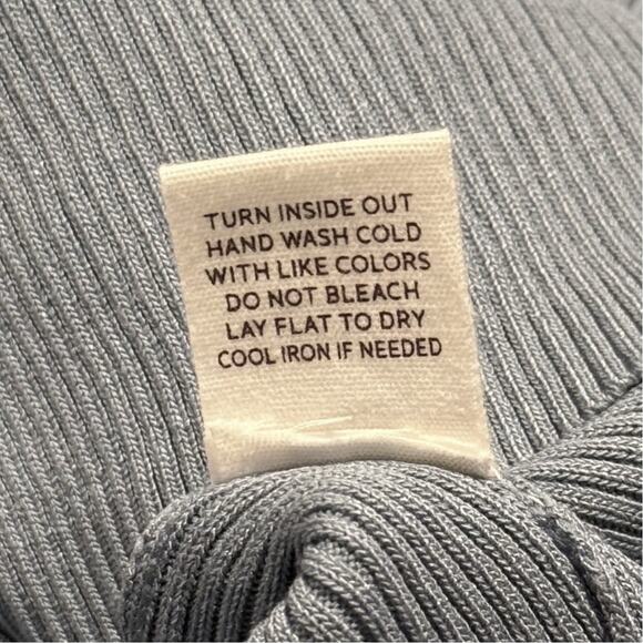 Baltic Born Top Ribbed Cottagecore Minimalist Lolita Kawaii Soft Grunge Blue XL - Picture 5 of 6